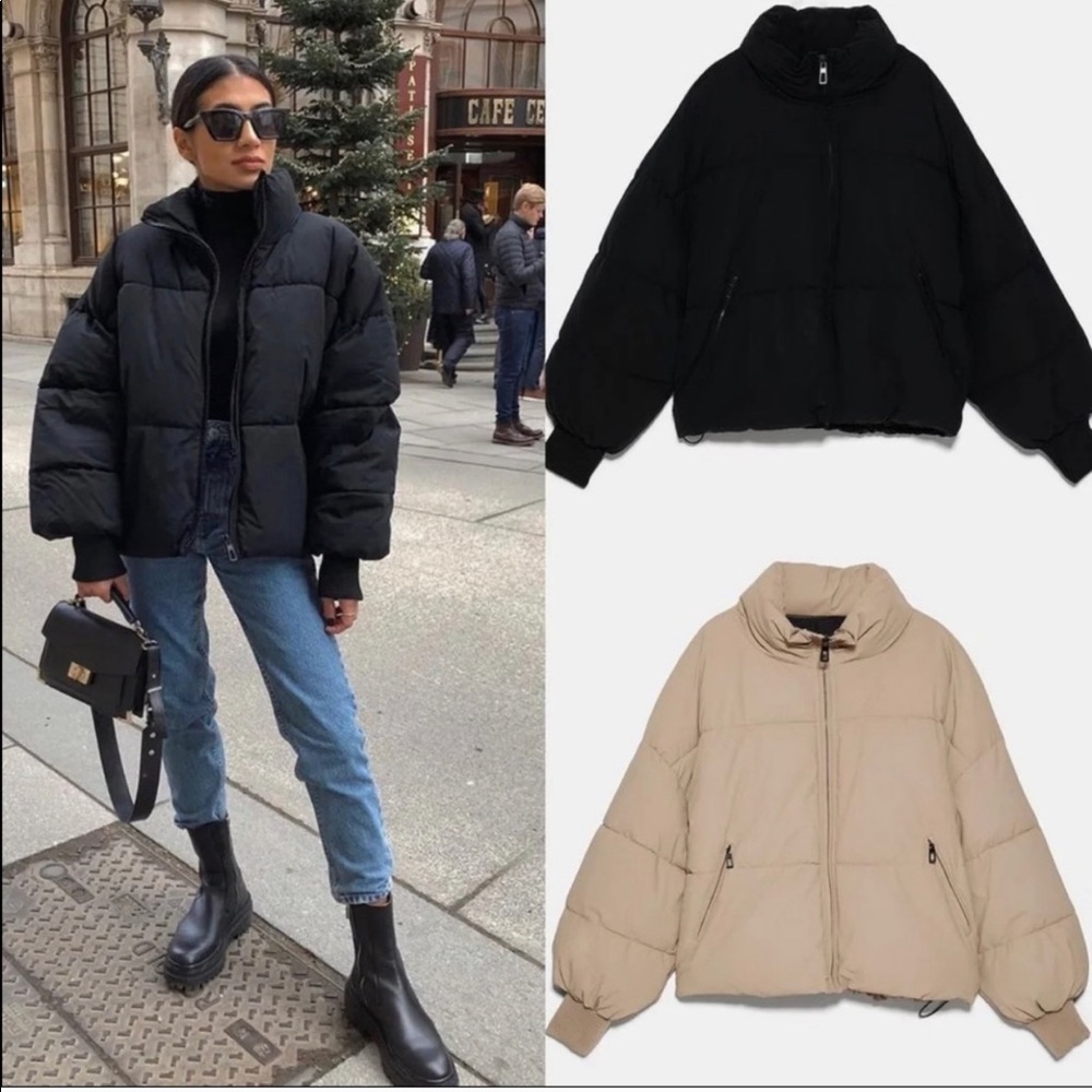 ISO Zara Oversized Puffer Jacket